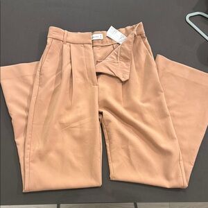 Abercrombie Camel-Colored Sloane Tailored Pants 6 Long
